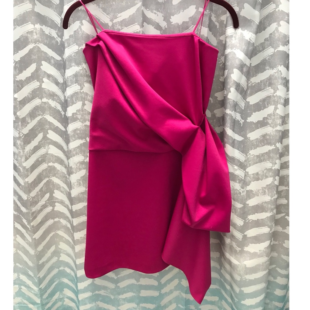 Fuchsia Strapless Dress
